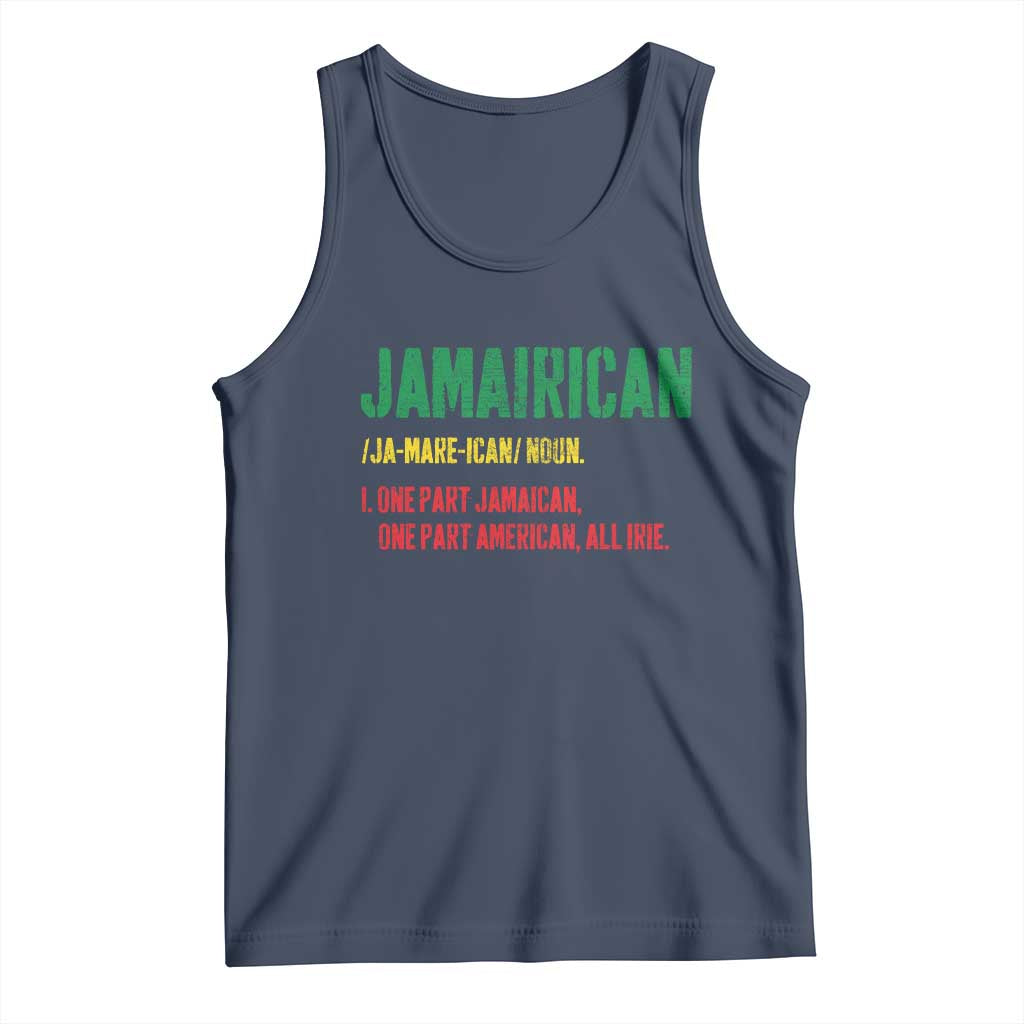 Funny Jamaican American Tank Top Retro Jamairican Roots - Wonder Print Shop