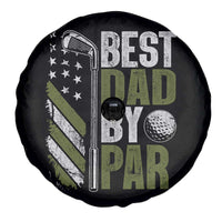 Best Dad By Par Spare Tire Cover Dad Golf Fathers Day Gift American Flag