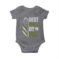 Best Dad By Par Baby Onesie Dad Golf Fathers Day Gift American Flag