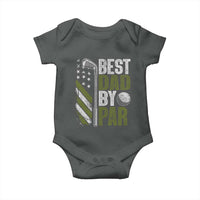 Best Dad By Par Baby Onesie Dad Golf Fathers Day Gift American Flag