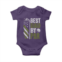 Best Dad By Par Baby Onesie Dad Golf Fathers Day Gift American Flag