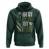 Best Dad By Par Hoodie Dad Golf Fathers Day Gift American Flag