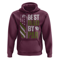 Best Dad By Par Hoodie Dad Golf Fathers Day Gift American Flag