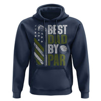 Best Dad By Par Hoodie Dad Golf Fathers Day Gift American Flag
