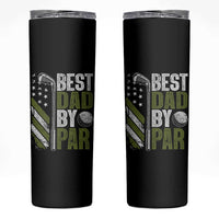 Best Dad By Par Skinny Tumbler Dad Golf Fathers Day Gift American Flag