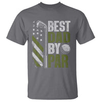 Best Dad By Par T Shirt Dad Golf Fathers Day Gift American Flag