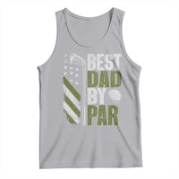 Best Dad By Par Tank Top Dad Golf Fathers Day Gift American Flag