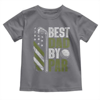 Best Dad By Par Toddler T Shirt Dad Golf Fathers Day Gift American Flag