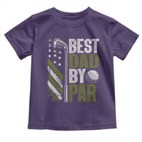 Best Dad By Par Toddler T Shirt Dad Golf Fathers Day Gift American Flag