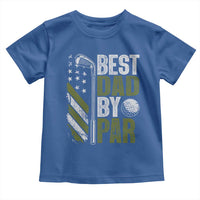 Best Dad By Par Toddler T Shirt Dad Golf Fathers Day Gift American Flag