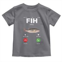Fih Calling Remind me Message Decline Accept Toddler T Shirt Phone Call Fish - Wonder Print Shop