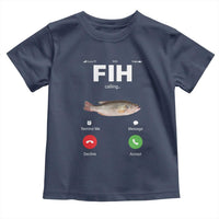 Fih Calling Remind me Message Decline Accept Toddler T Shirt Phone Call Fish - Wonder Print Shop