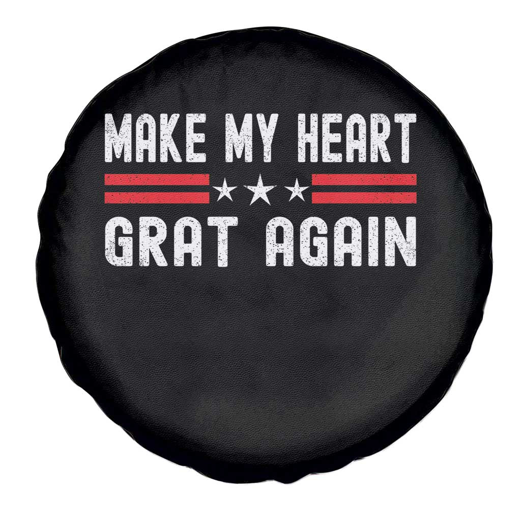 Funny Open Heart Surgery Recovery Spare Tire Cover Make My Heart Great Again - Wonder Print Shop