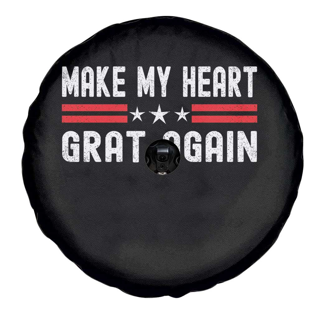Funny Open Heart Surgery Recovery Spare Tire Cover Make My Heart Great Again - Wonder Print Shop