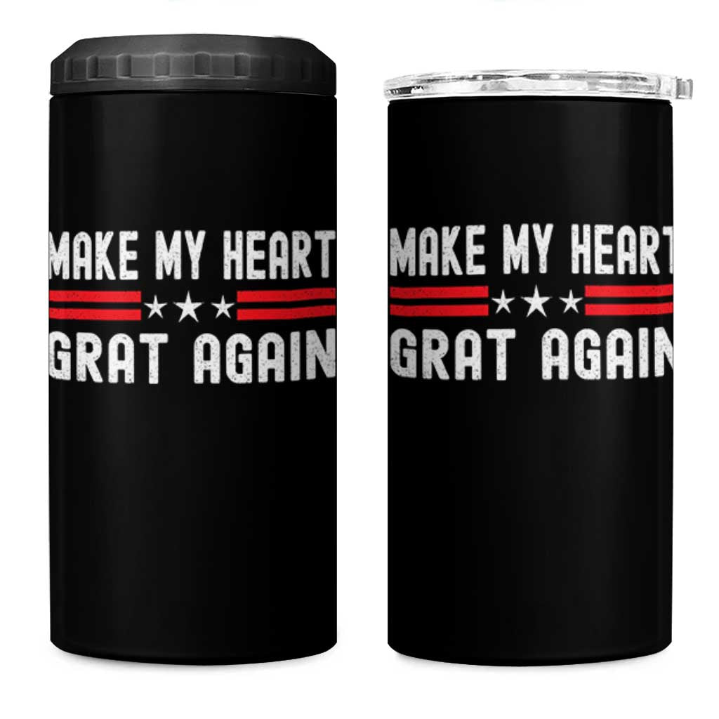 Funny Open Heart Surgery Recovery 4 in 1 Can Cooler Tumbler Make My Heart Great Again - Wonder Print Shop