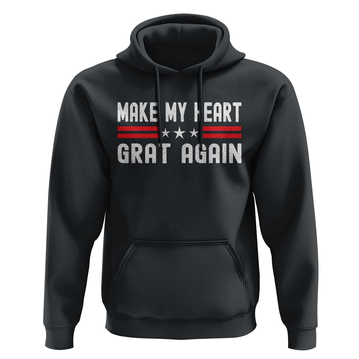 Funny Open Heart Surgery Recovery Hoodie Make My Heart Great Again - Wonder Print Shop