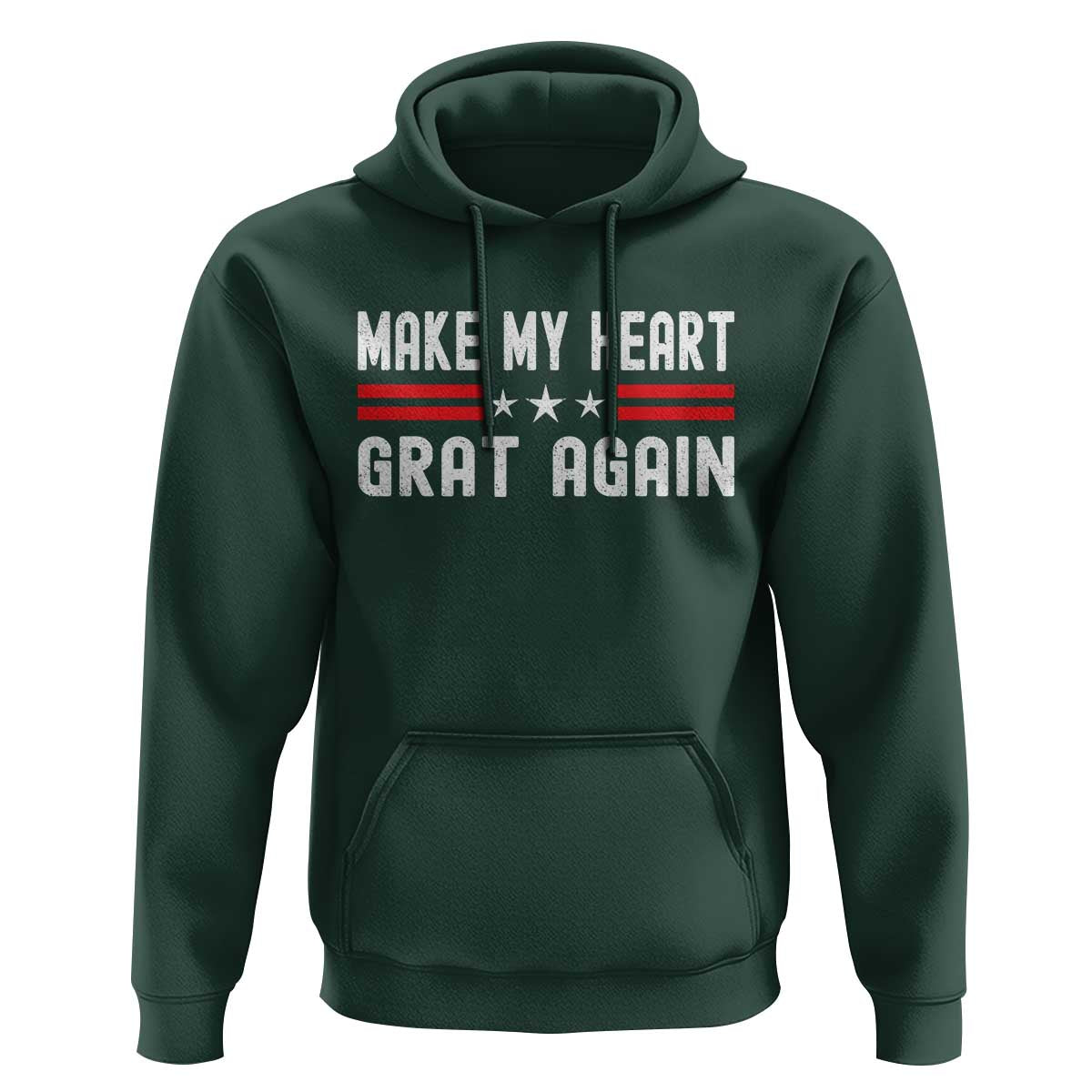 Funny Open Heart Surgery Recovery Hoodie Make My Heart Great Again - Wonder Print Shop