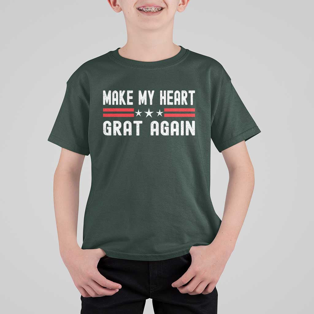 Funny Open Heart Surgery Recovery T Shirt For Kid Make My Heart Great Again - Wonder Print Shop