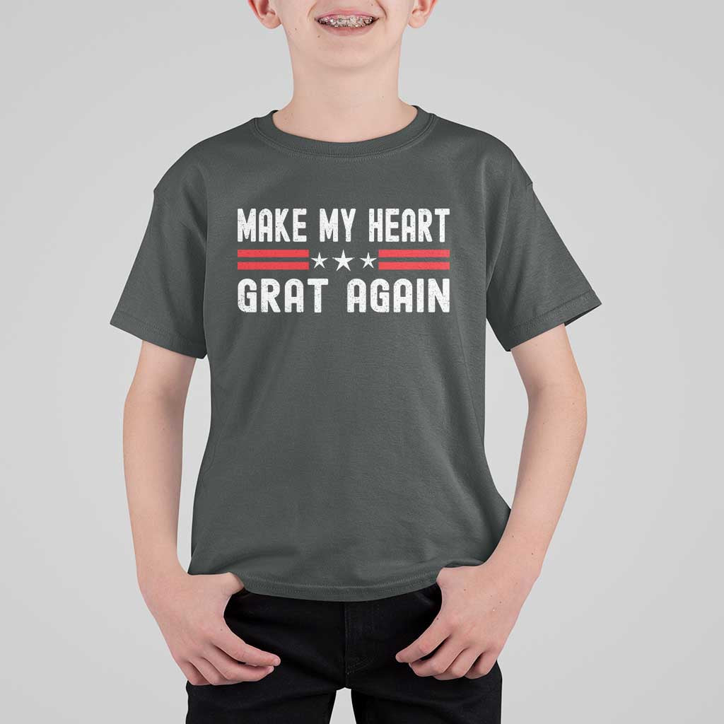 Funny Open Heart Surgery Recovery T Shirt For Kid Make My Heart Great Again - Wonder Print Shop