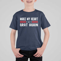 Funny Open Heart Surgery Recovery T Shirt For Kid Make My Heart Great Again - Wonder Print Shop
