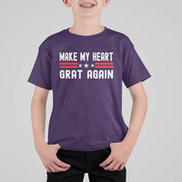 Funny Open Heart Surgery Recovery T Shirt For Kid Make My Heart Great Again - Wonder Print Shop