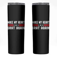 Funny Open Heart Surgery Recovery Skinny Tumbler Make My Heart Great Again - Wonder Print Shop