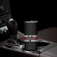 Funny Open Heart Surgery Recovery Skinny Tumbler Make My Heart Great Again - Wonder Print Shop