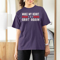 Funny Open Heart Surgery Recovery T Shirt For Women Make My Heart Great Again - Wonder Print Shop