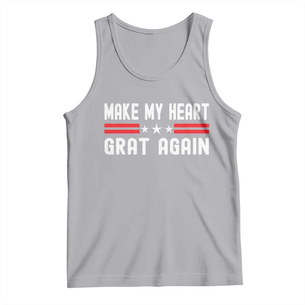 Funny Open Heart Surgery Recovery Tank Top Make My Heart Great Again - Wonder Print Shop