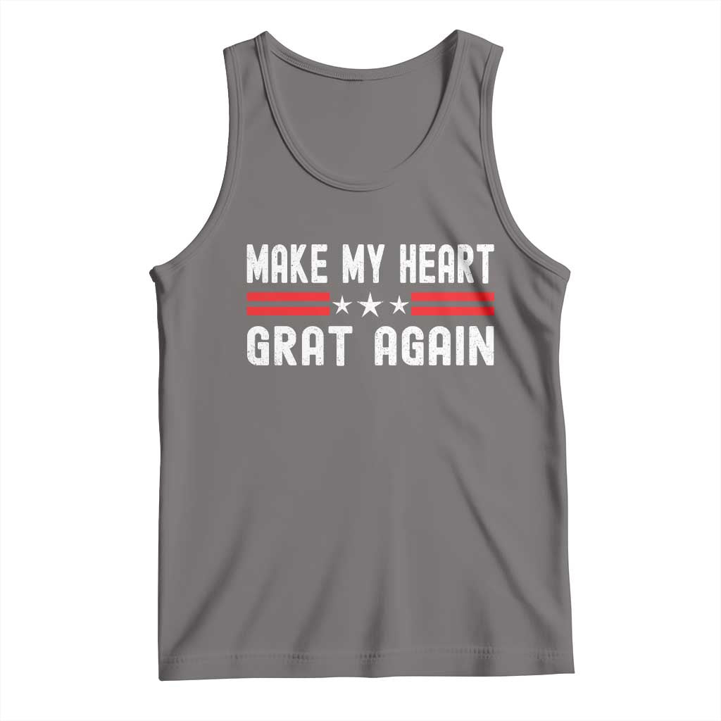 Funny Open Heart Surgery Recovery Tank Top Make My Heart Great Again - Wonder Print Shop