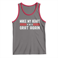 Funny Open Heart Surgery Recovery Tank Top Make My Heart Great Again - Wonder Print Shop