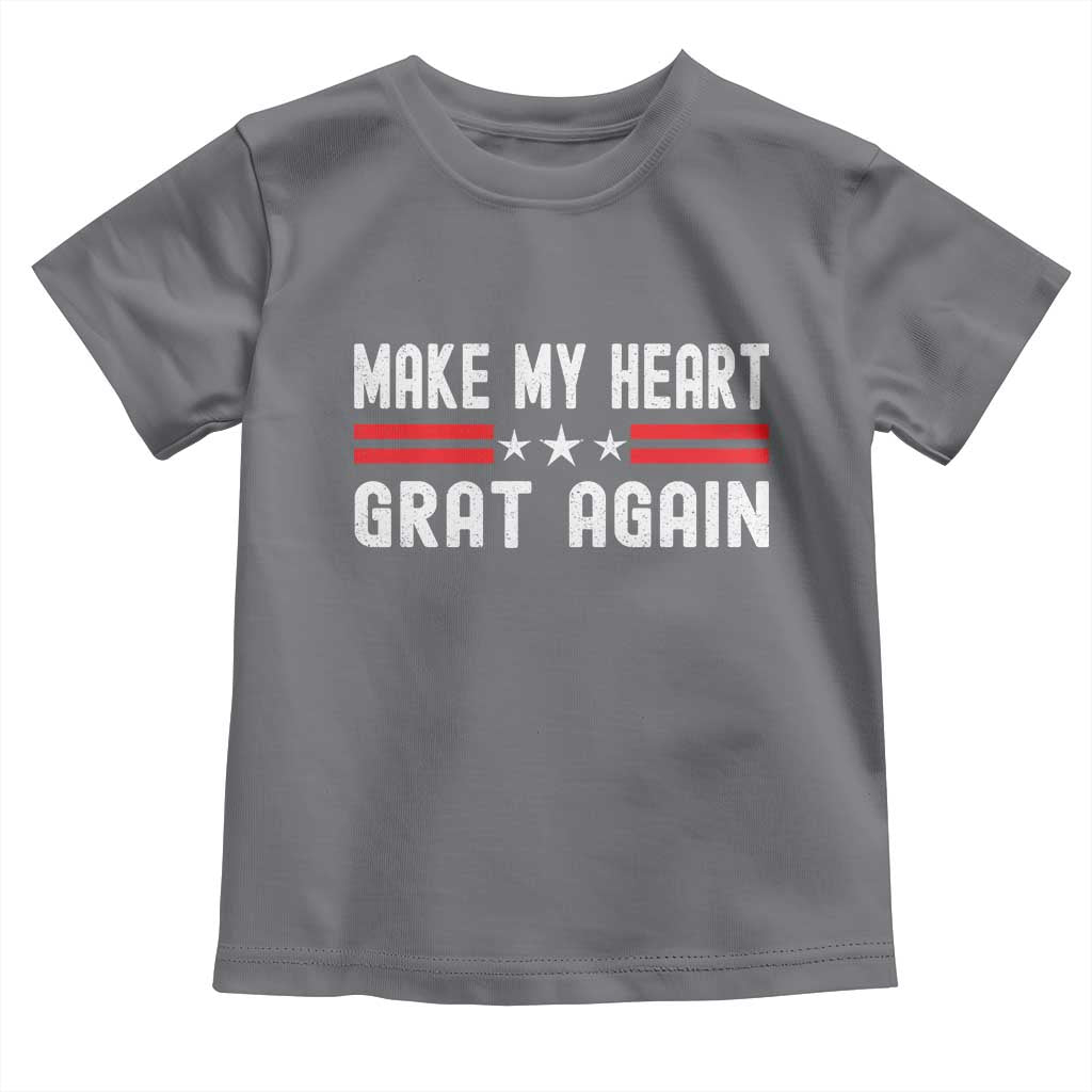 Funny Open Heart Surgery Recovery Toddler T Shirt Make My Heart Great Again - Wonder Print Shop
