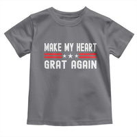 Funny Open Heart Surgery Recovery Toddler T Shirt Make My Heart Great Again - Wonder Print Shop