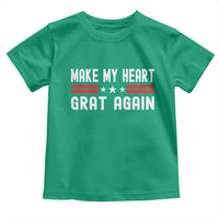 Funny Open Heart Surgery Recovery Toddler T Shirt Make My Heart Great Again - Wonder Print Shop