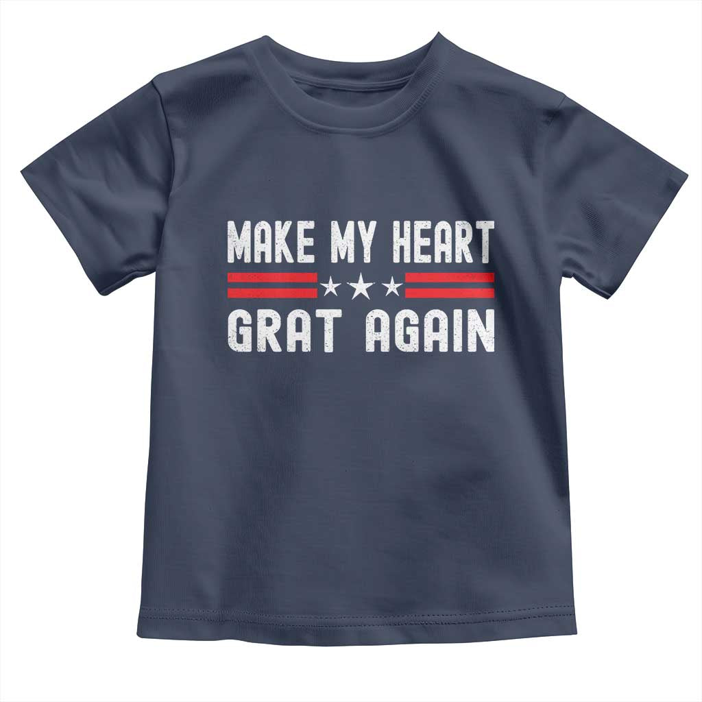 Funny Open Heart Surgery Recovery Toddler T Shirt Make My Heart Great Again - Wonder Print Shop