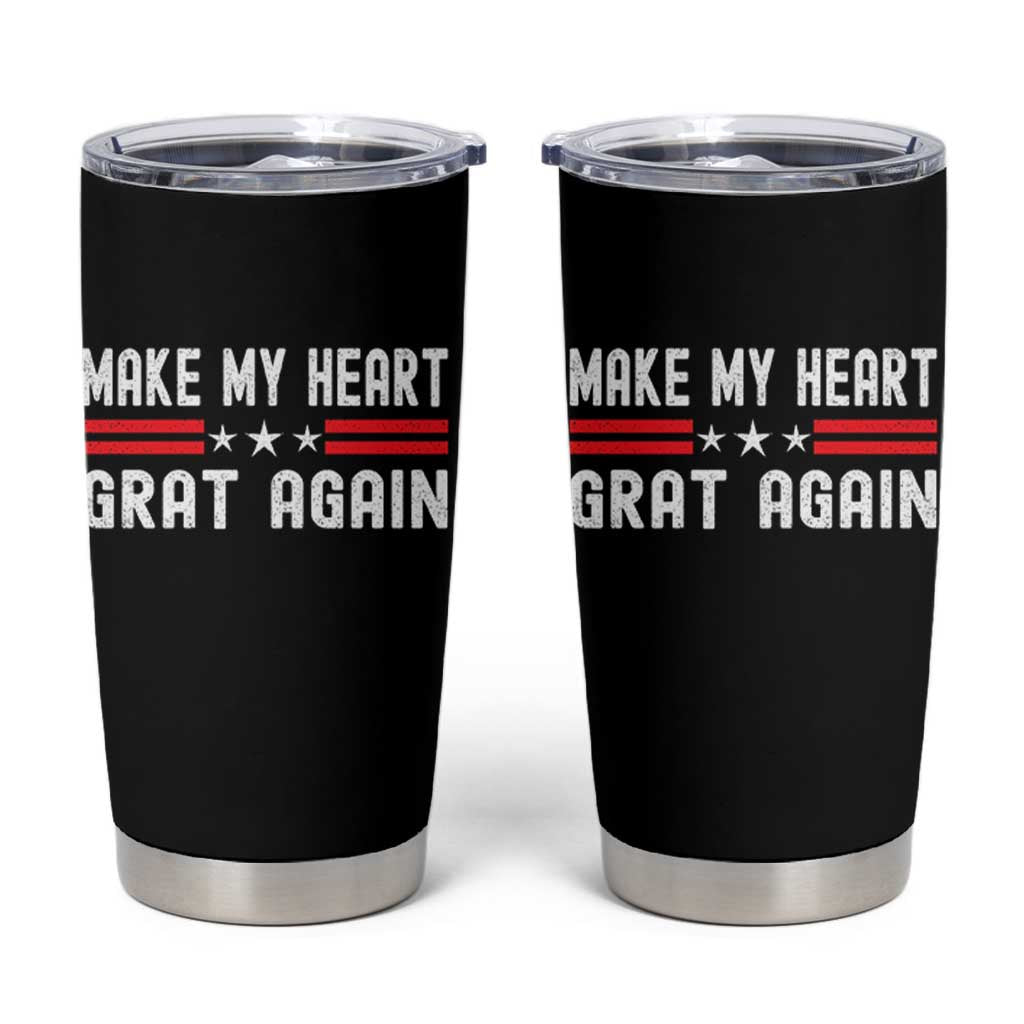 Funny Open Heart Surgery Recovery Tumbler Cup Make My Heart Great Again - Wonder Print Shop