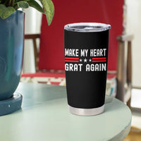 Funny Open Heart Surgery Recovery Tumbler Cup Make My Heart Great Again - Wonder Print Shop