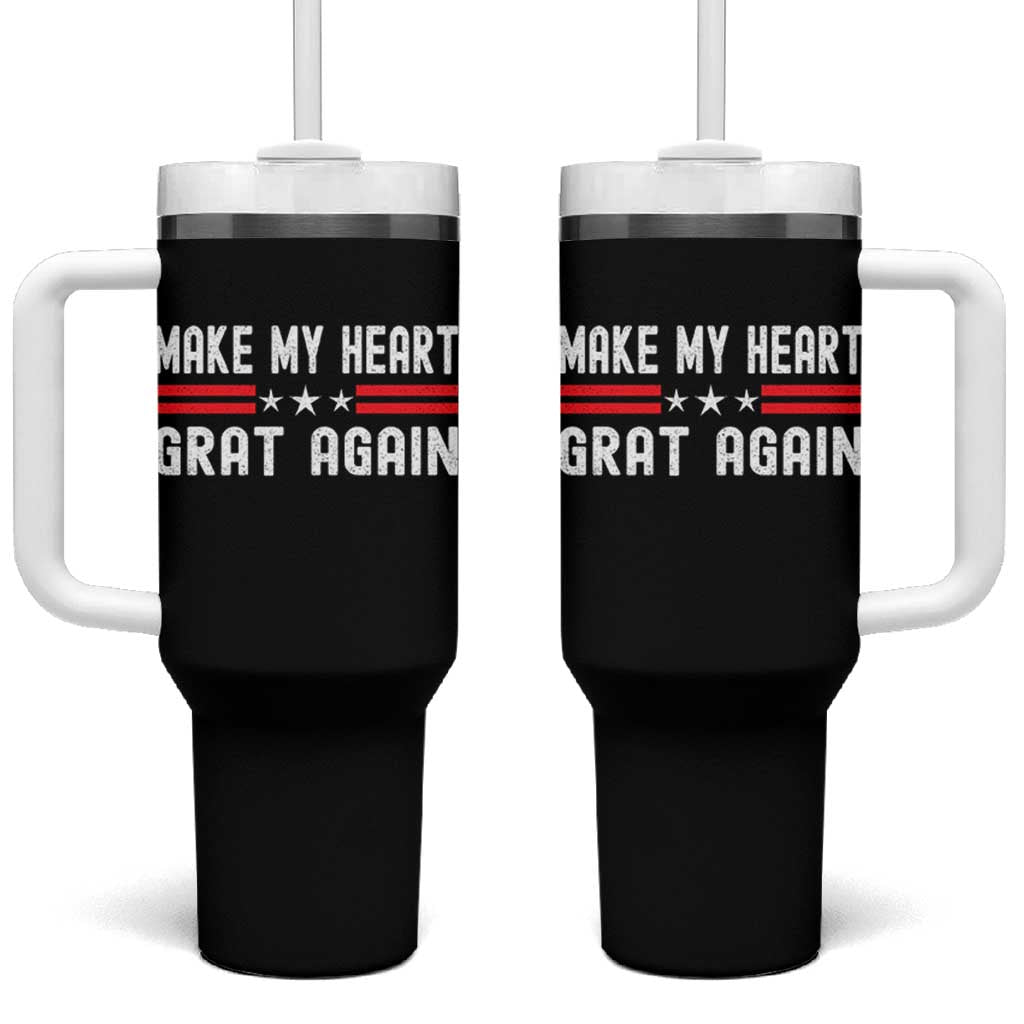 Funny Open Heart Surgery Recovery Tumbler With Handle Make My Heart Great Again - Wonder Print Shop