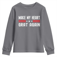 Funny Open Heart Surgery Recovery Youth Sweatshirt Make My Heart Great Again - Wonder Print Shop