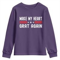 Funny Open Heart Surgery Recovery Youth Sweatshirt Make My Heart Great Again - Wonder Print Shop