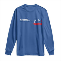 Cool Heart Surgery Survivor Long Sleeve Shirt Coronary Bypass Artery Open Heart Diseases Surgery Heartbeat - Wonder Print Shop