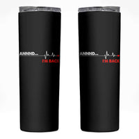 Cool Heart Surgery Survivor Skinny Tumbler Coronary Bypass Artery Open Heart Diseases Surgery Heartbeat - Wonder Print Shop