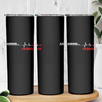 Cool Heart Surgery Survivor Skinny Tumbler Coronary Bypass Artery Open Heart Diseases Surgery Heartbeat - Wonder Print Shop