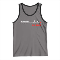 Cool Heart Surgery Survivor Tank Top Coronary Bypass Artery Open Heart Diseases Surgery Heartbeat - Wonder Print Shop