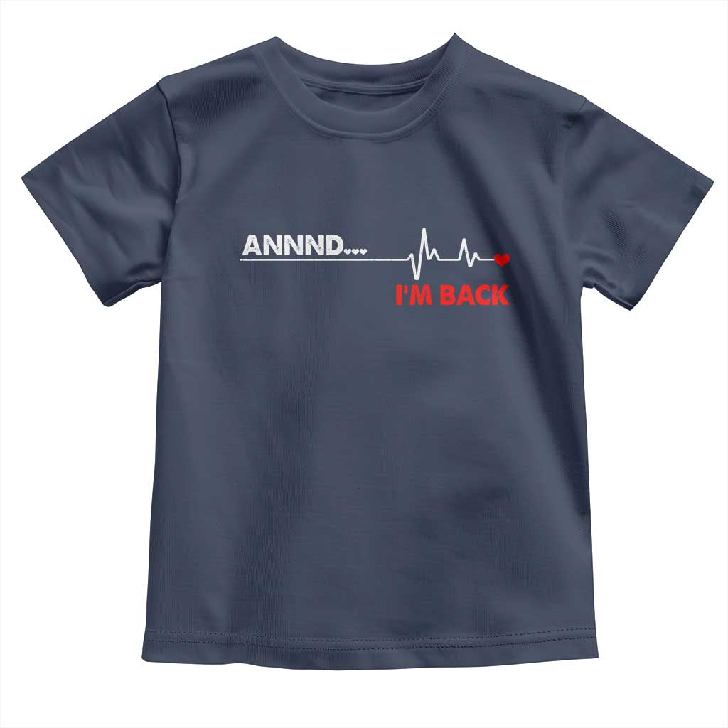 Cool Heart Surgery Survivor Toddler T Shirt Coronary Bypass Artery Open Heart Diseases Surgery Heartbeat - Wonder Print Shop