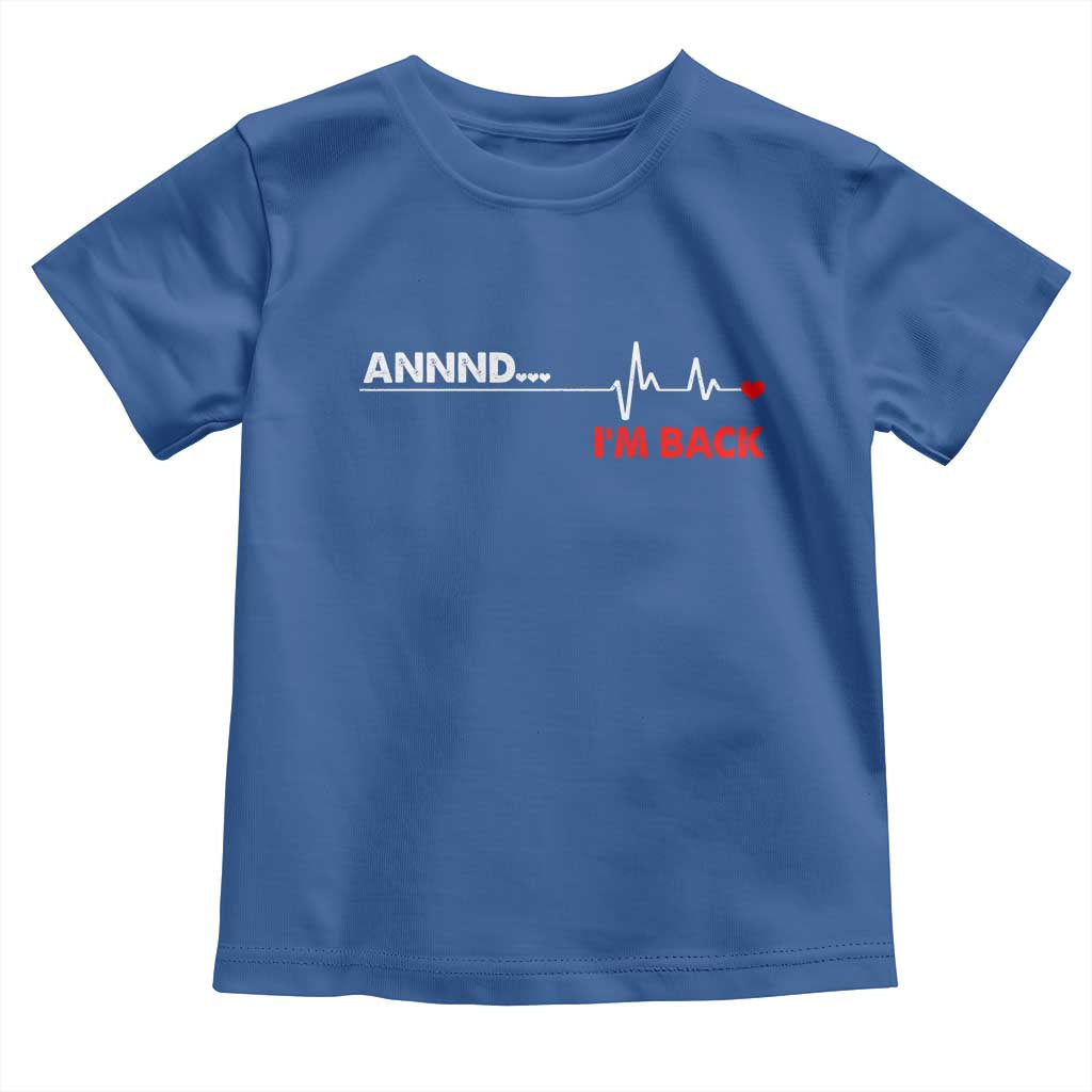 Cool Heart Surgery Survivor Toddler T Shirt Coronary Bypass Artery Open Heart Diseases Surgery Heartbeat - Wonder Print Shop