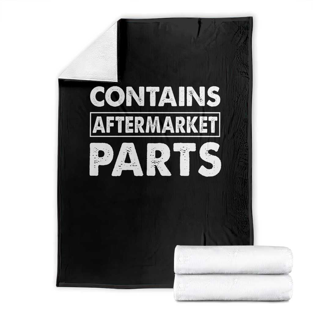Bionic Aftermarket Parts Throw Blanket Knee And Hip Replacement Surgery Recovery Get Well Soon Gift - Wonder Print Shop