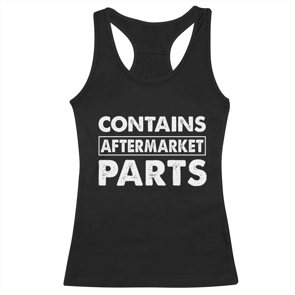 Bionic Aftermarket Parts Racerback Tank Top Knee And Hip Replacement Surgery Recovery Get Well Soon Gift - Wonder Print Shop