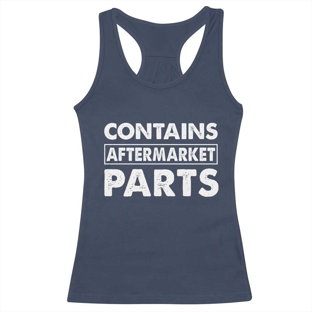 Bionic Aftermarket Parts Racerback Tank Top Knee And Hip Replacement Surgery Recovery Get Well Soon Gift - Wonder Print Shop