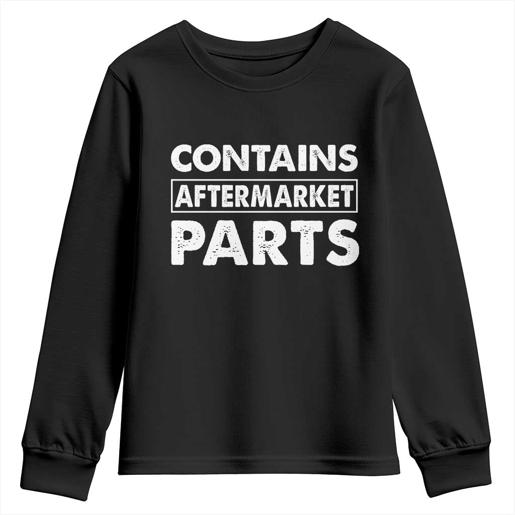 Bionic Aftermarket Parts Youth Sweatshirt Knee And Hip Replacement Surgery Recovery Get Well Soon Gift - Wonder Print Shop